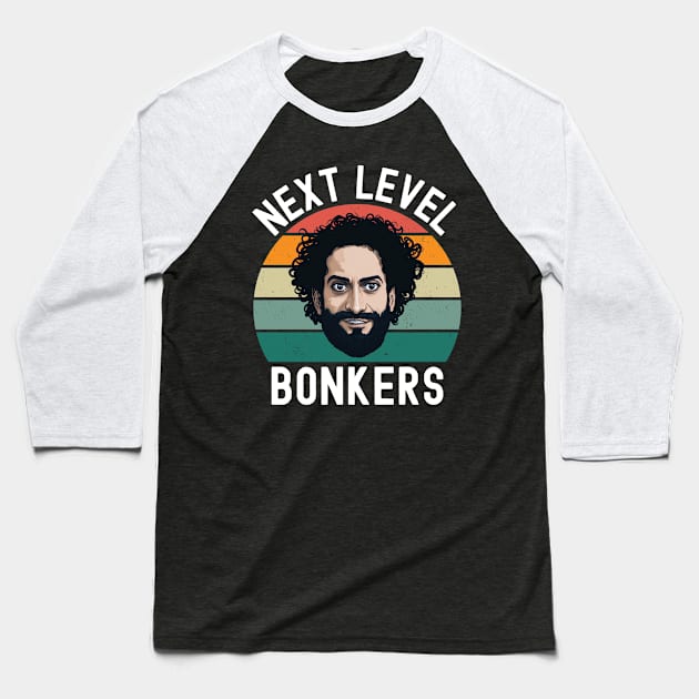 Next Level Bonkers HDTGM Fan Art Baseball T-Shirt by starryskin